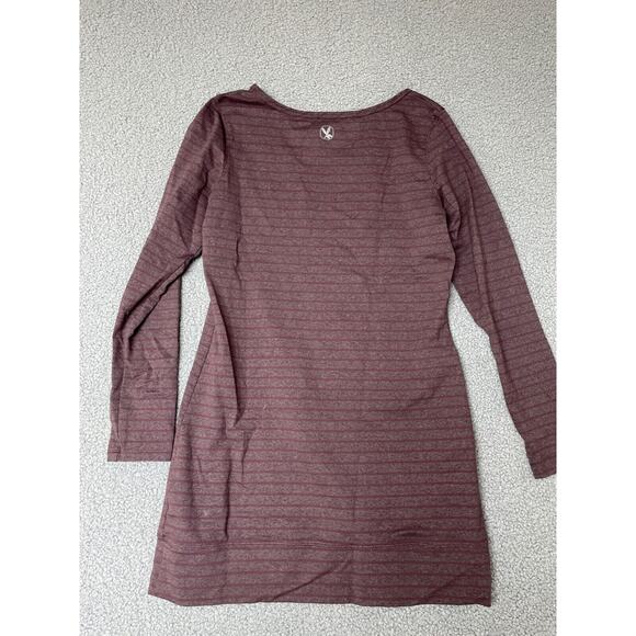 Carve design Stretch‎ Knit Dress Long Sleeve Women Size Sm small maroon purple - Picture 6 of 7